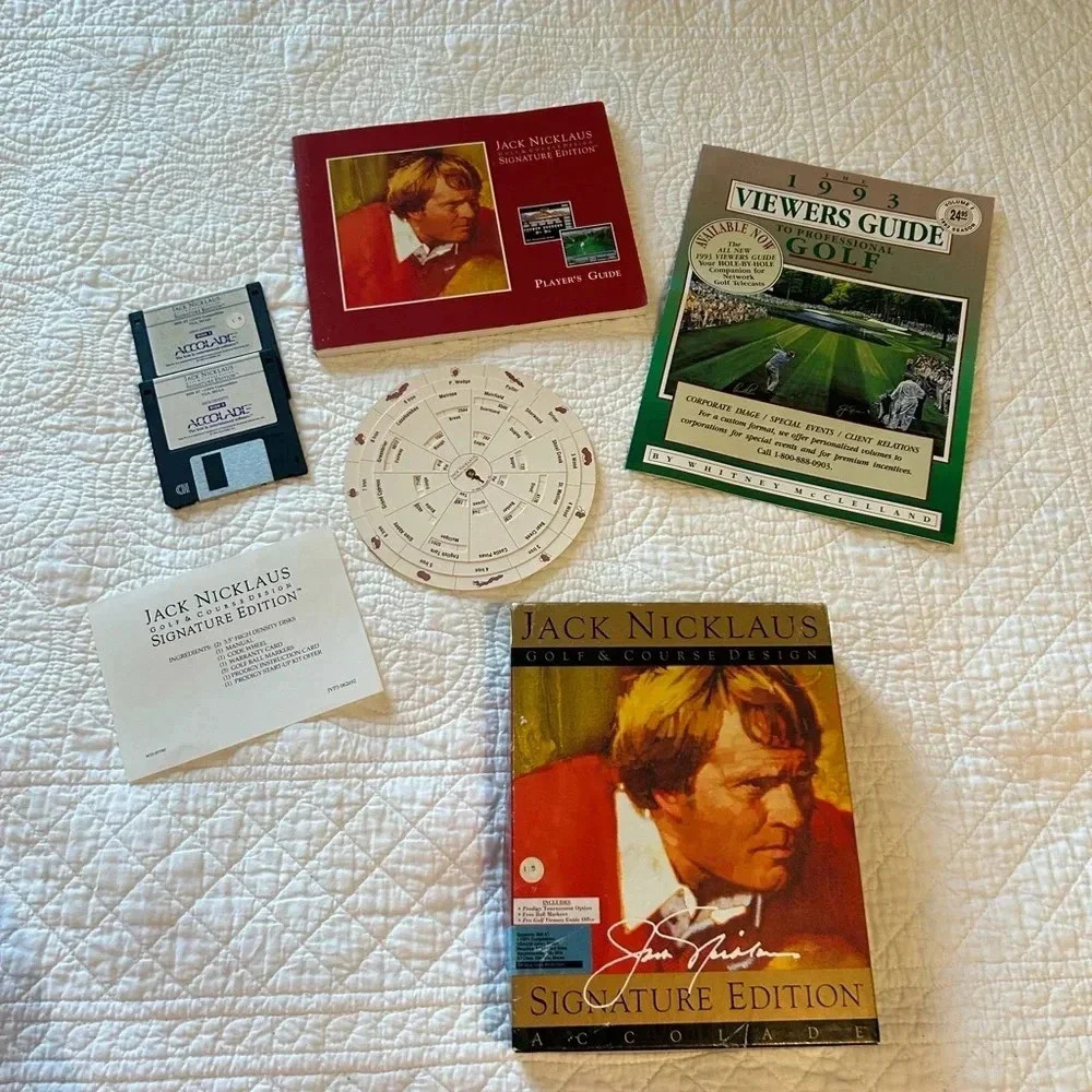 Vintage Jack Nicklaus Signature Edition Golf Course Design ⛳️ - Picture 5 of 12